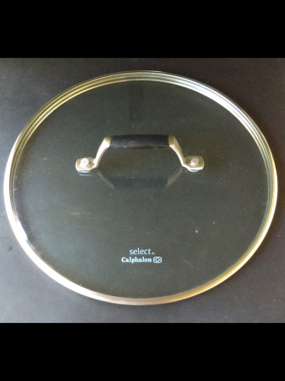 Select Calphalon Replacement Tempered Glass Large 10” Lid  Skillet 9-3/4” Inner